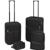 Online Gifi Set de voyage valises/sac/vanity 4 pièces noires
