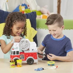 Set pâte à modeler Play Doh Le camion de pompier*Gifi Outlet