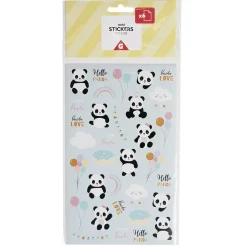 Gifi Sticker enfant licorne panda dinosaure 6 feuilles