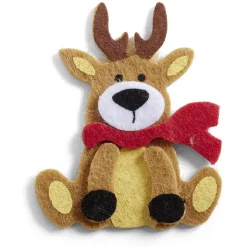 Gifi Sticker renne de Noël en feutrine x6