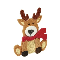 Gifi Stickers de Noël renne en feutrine x6