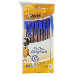 Stylo BIC bleu Cristal original x8*Gifi