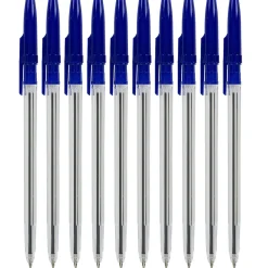 Stylo bille bleu x10*Gifi Outlet