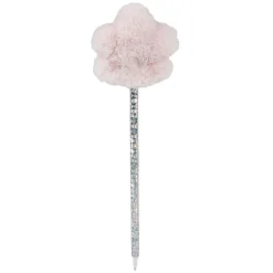 Gifi Stylo fourrure étoile rose L23cm
