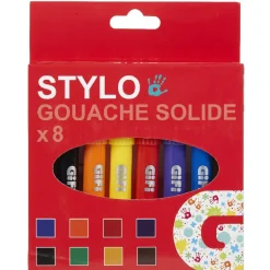 Gifi Stylo gouache solide x8