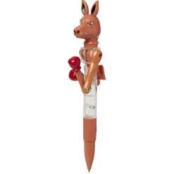 Stylo kangourou marron 14cm*Gifi New