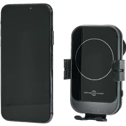 Support de téléphone et chargeur noir*Gifi New