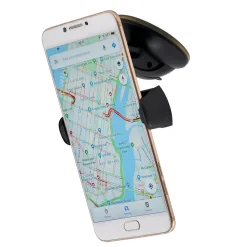 Support téléphone à ventouse articulé noir*Gifi Hot