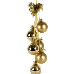 Gifi Suspension 6 boules de Noel or