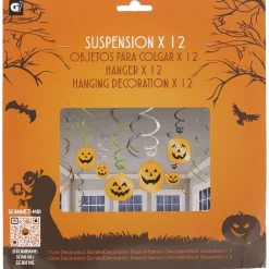 Suspension citrouille décoration Halloween x 12*Gifi New
