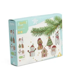 Gifi Suspension de Noël diamants à confectionner x6