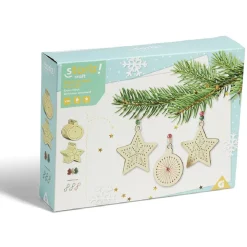 Gifi Suspension de Noël en bois à broder x10