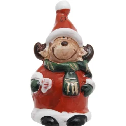Gifi Suspension de Noël personnage vintage rouge blanc