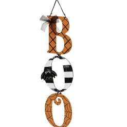Suspension Halloween lettres BOO en bois*Gifi Clearance