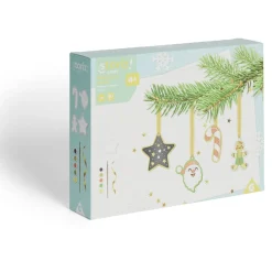 Gifi Suspension Noël x4 peinture sur plâtre