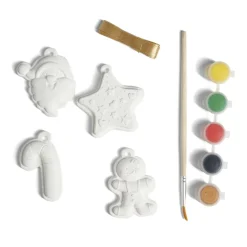 Gifi Suspension Noël x4 peinture sur plâtre