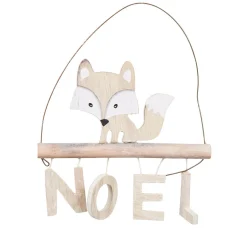 Gifi Suspension renard beige Noël