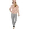 Hot Gifi Sweat pyjama léopard pour adulte Taille S/M ou L