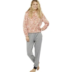 Hot Gifi Sweat pyjama léopard pour adulte Taille S/M ou L