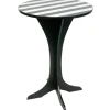 Gifi Table appoint noire et blanche