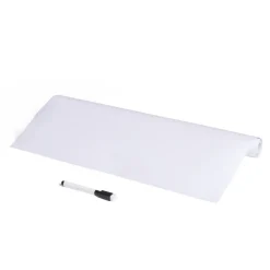 Gifi Tableau adhésif blanc à découper 45x200cm avec marqueur effaçable