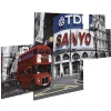Gifi Tableau déco London en relief