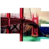 Gifi Tableau déco pont San Francisco en relief
