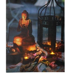Gifi Tableau lumineux LED design Bouddha