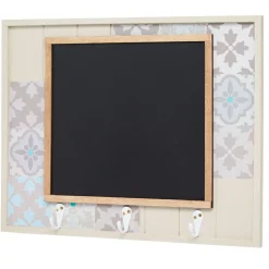 Gifi Tableau mémo ardoise et motif carreaux de ciment