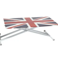 Gifi Table basse amovible design drapeau anglais