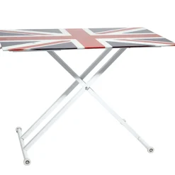 Gifi Table basse amovible design drapeau anglais