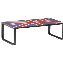 Gifi Table basse design London drapeau anglais