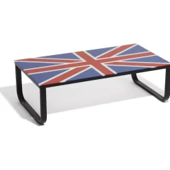 Gifi Table basse design London drapeau anglais