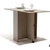 Gifi Table d appoint pliante beige Sonoma