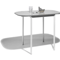 Gifi Table Espen gris et blanc