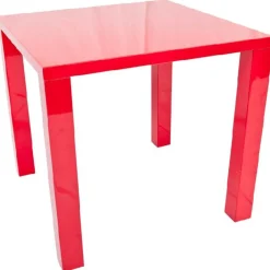 Gifi Table rouge carrée Jidoo 2.0
