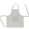 Outlet Gifi Tablier blanc cassé motifs aztèque