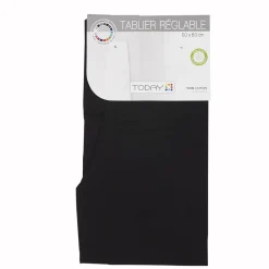 Gifi Tablier coton noir