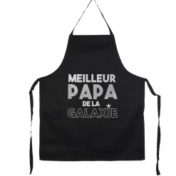 Online Gifi Tablier de cuisine noir pour Papa 2 coloris