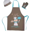 Gifi Tablier toque et manique enfant Cuistot
