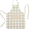 Gifi Tablier torchon et gant de cuisine design hibou