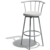 Gifi Tabouret de bar bistrot blanc