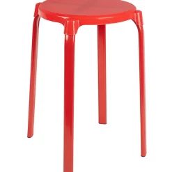 Gifi Tabouret rouge rond