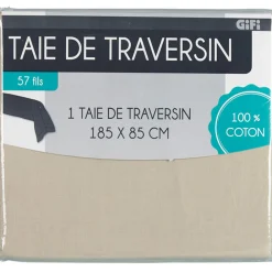 Gifi Taie de traversin ficelle