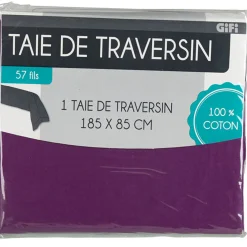 Gifi Taie de traversin violet