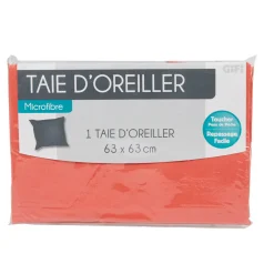 Gifi Taie d oreiller corail