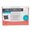 Gifi Taie d oreiller corail avec volant