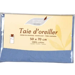 Gifi Taie oreiller bleu 50x70