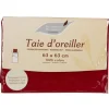 Gifi Taie oreiller rouge 63x63