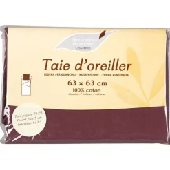 Gifi Taie oreiller violet 63x63